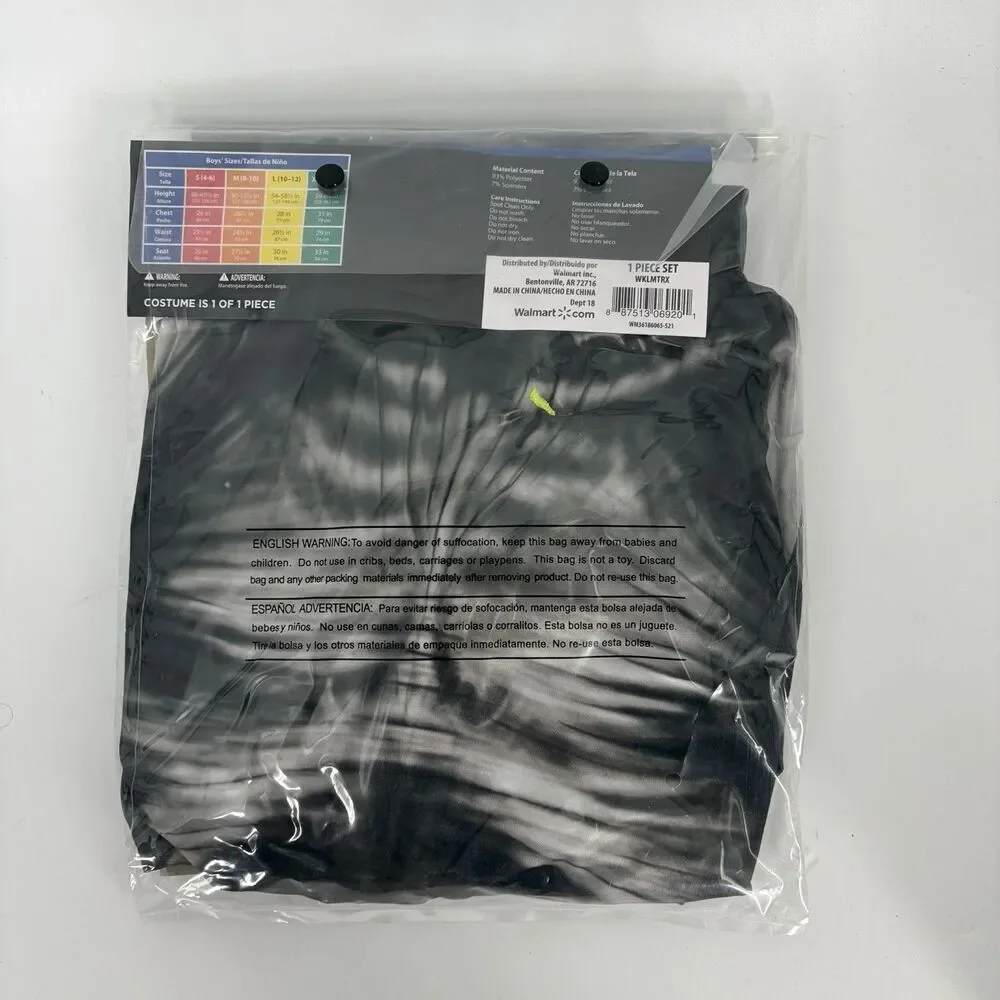 MorphCostumes The Rake Kids Costume XL 14-16 Boy Gray Skinsuit Halloween 1 Pc